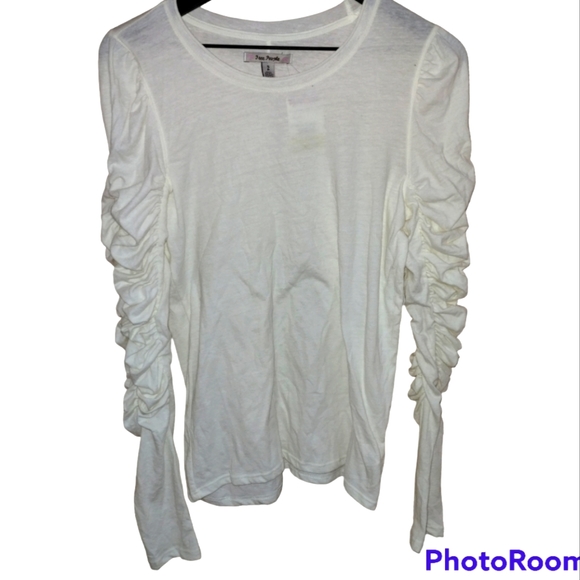 Free People Tops - Free People Ruched Top S White NWT #OB1581264